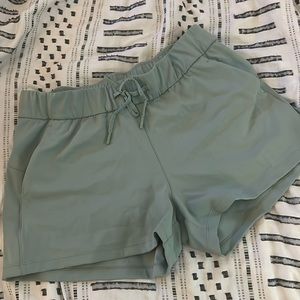 ZYIA Athletic Shorts in Sage Green